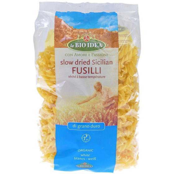 Fusilli wit (spirelli) bio