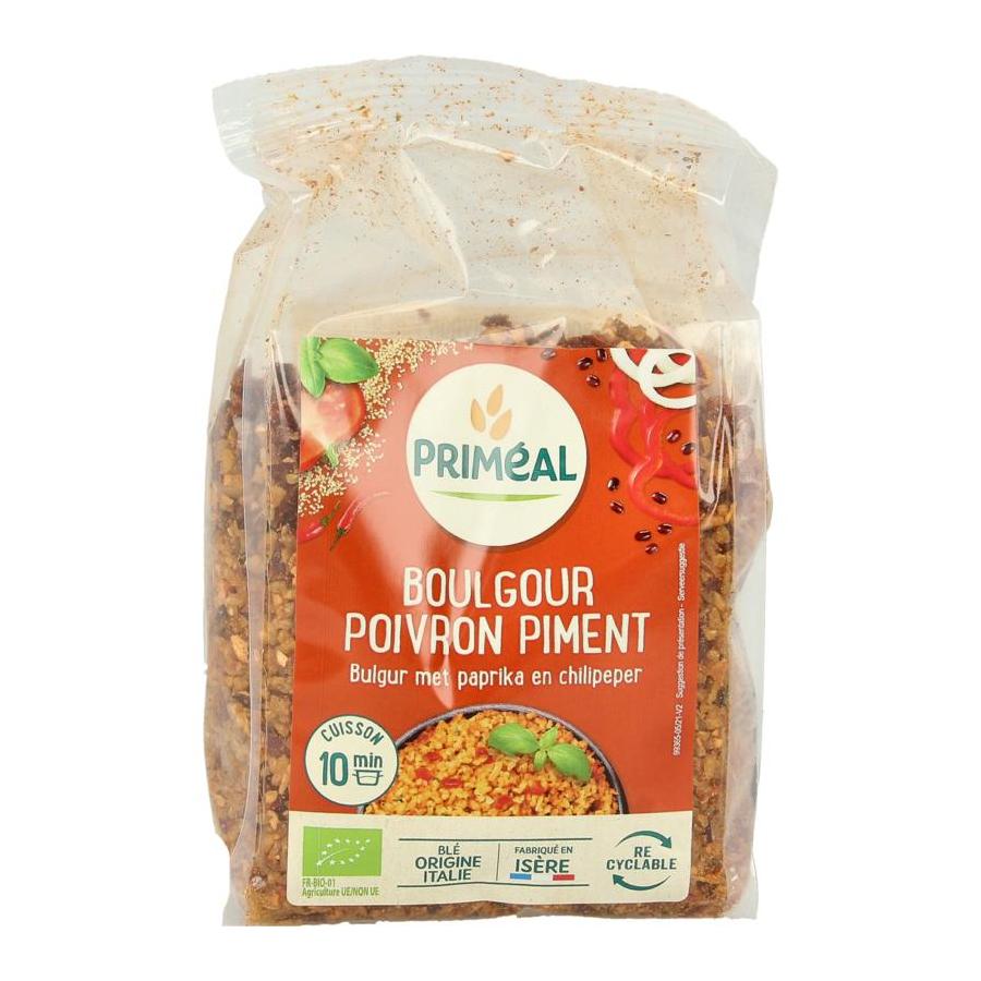 Bulgur met paprika en Spaanse peper bio