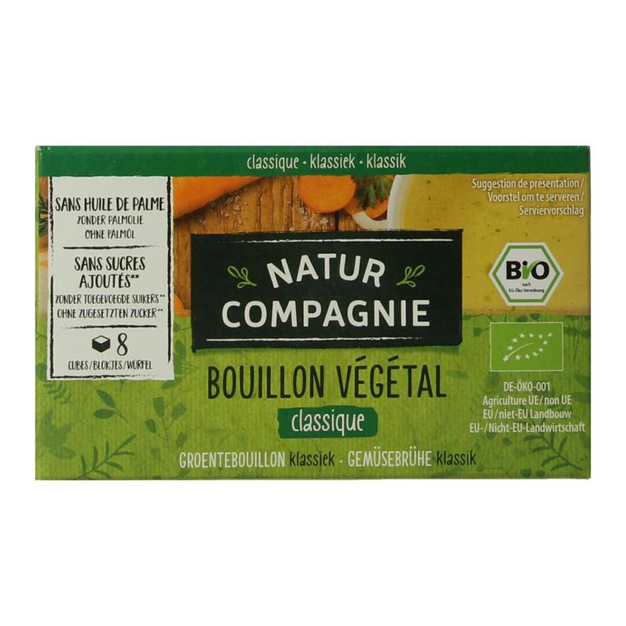 Groentebouillonblokjes met zout bio