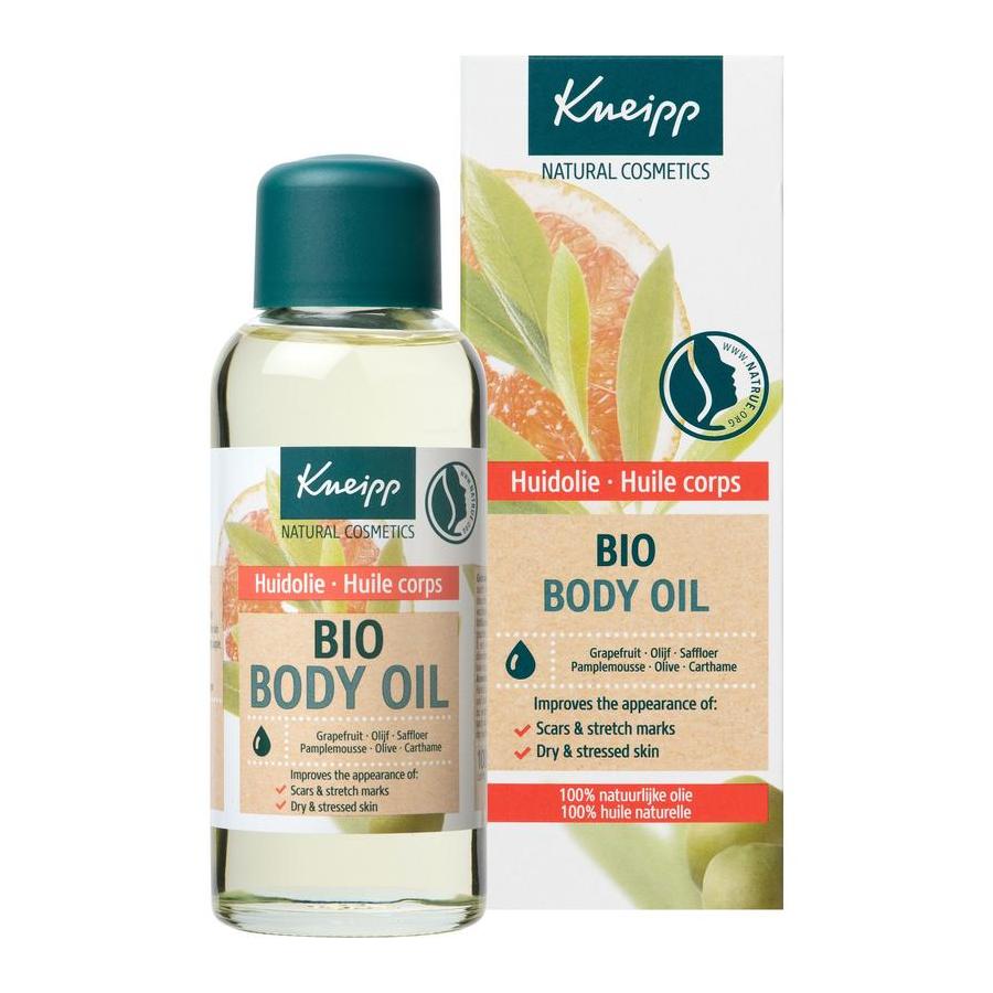 Bio body oil huidolie grapefruit olijf saffloer