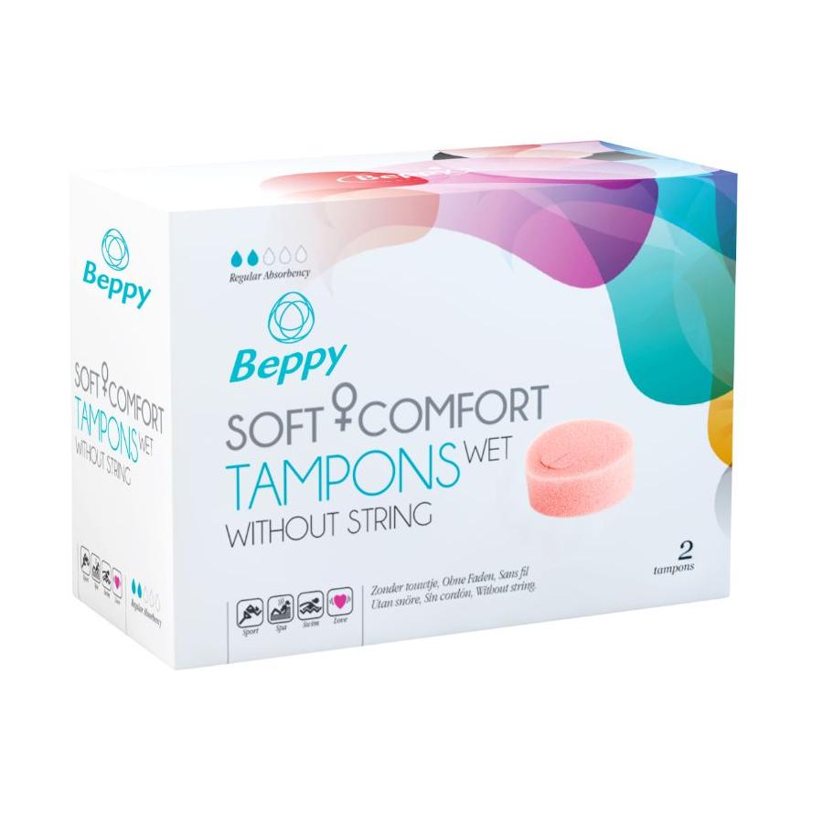 Soft+ comfort tampons wet