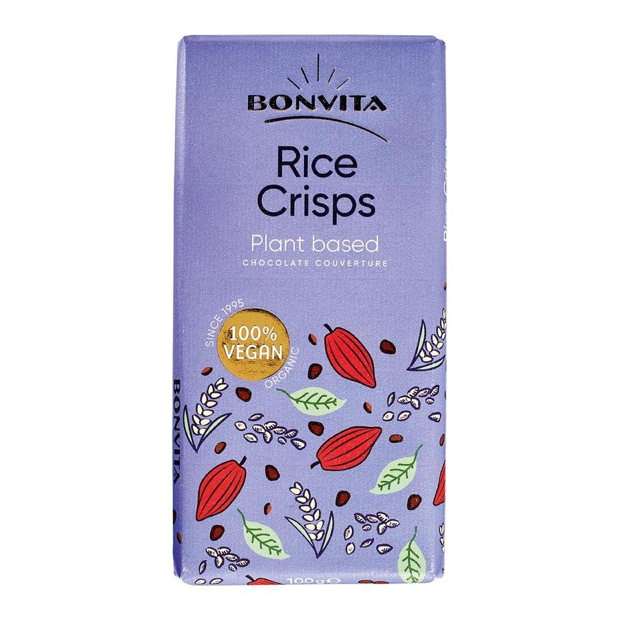 Rijstmelk chocolade rice crispy bio