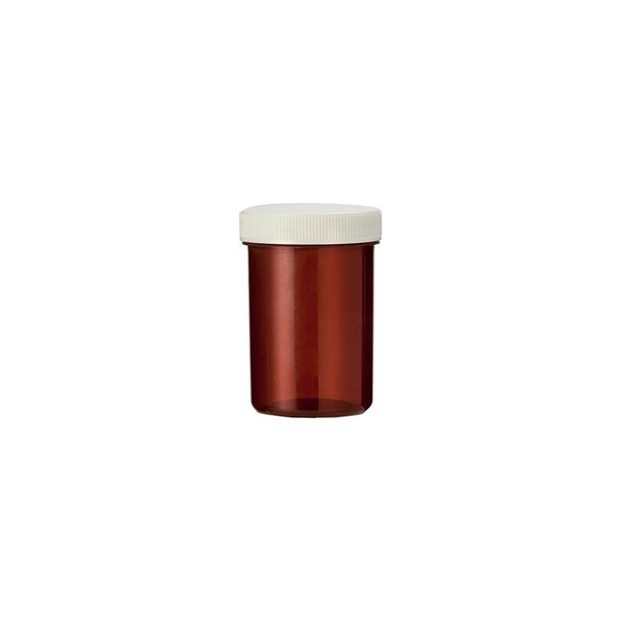 Tabletflacon 55 ml bruin met dop