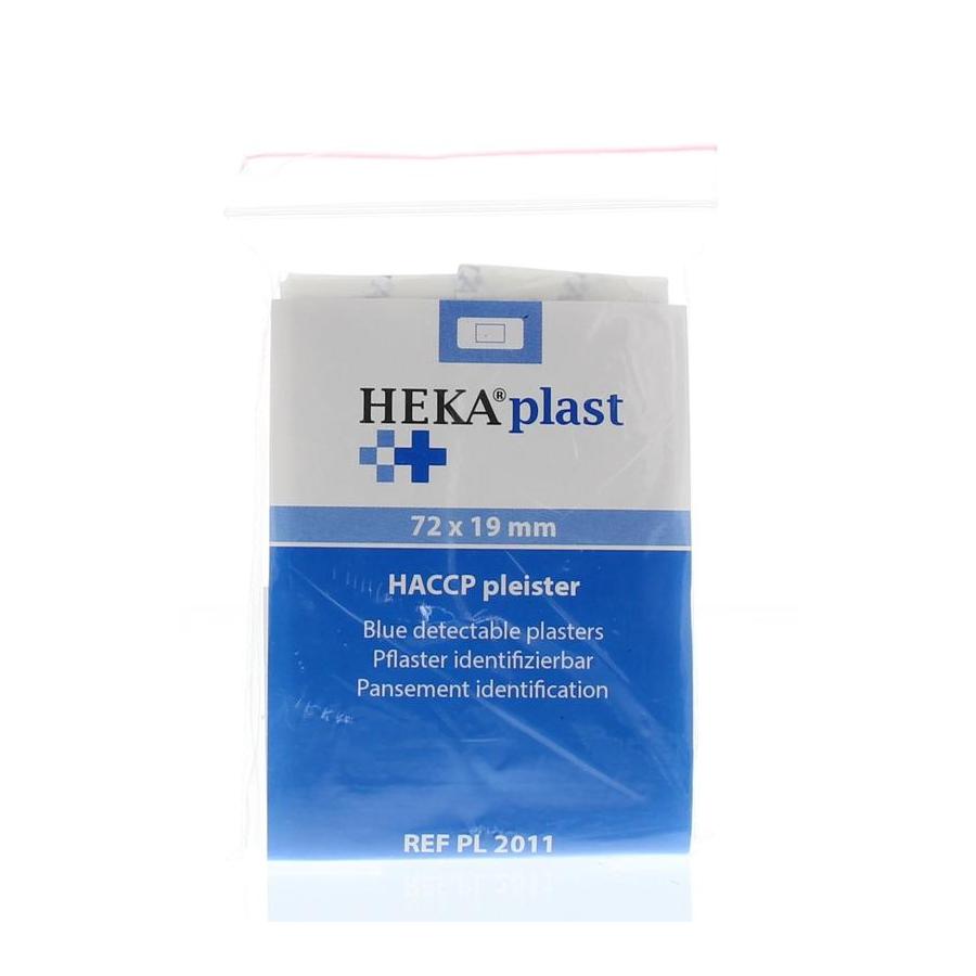 HACCP pleisters blauw 72 x 19mm