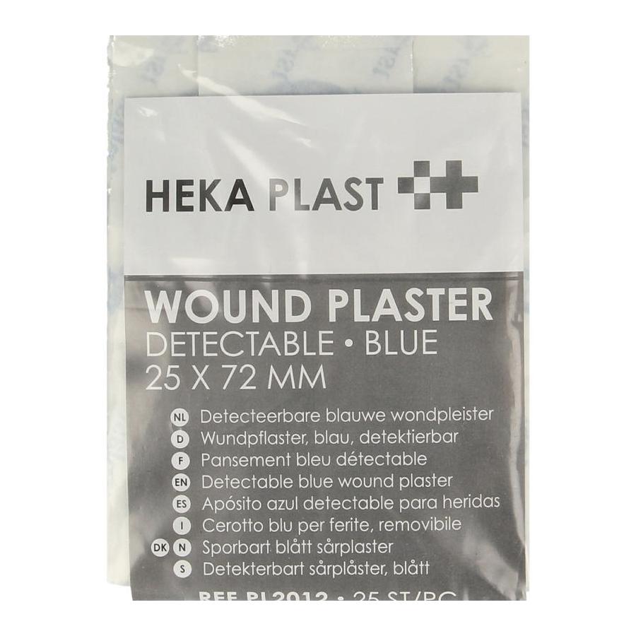 Pleisters blauw 72 x 25mm