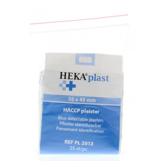 HACCP pleisters blauw 50 x 45mm