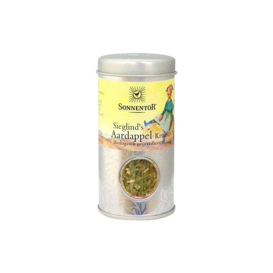 Sara aardappelkruiden metalen bus bio