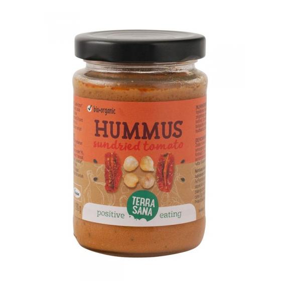 Hummus spread zongedroogde tomaat bio