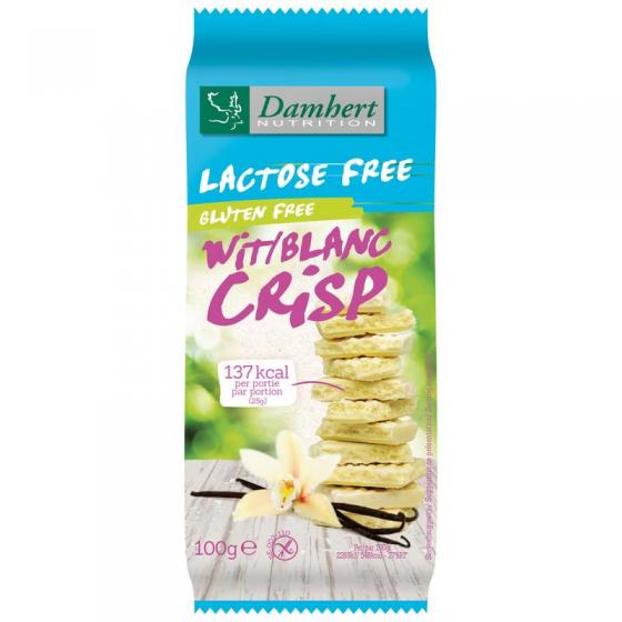 Witte chocoladetablet crisp gluten- en lactosevrij