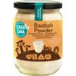 Raw baobab poeder in glas bio