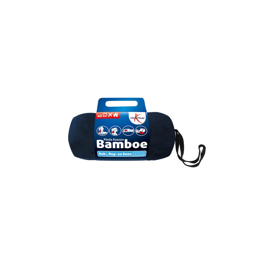 Bamboe pinda kussen (blauw)