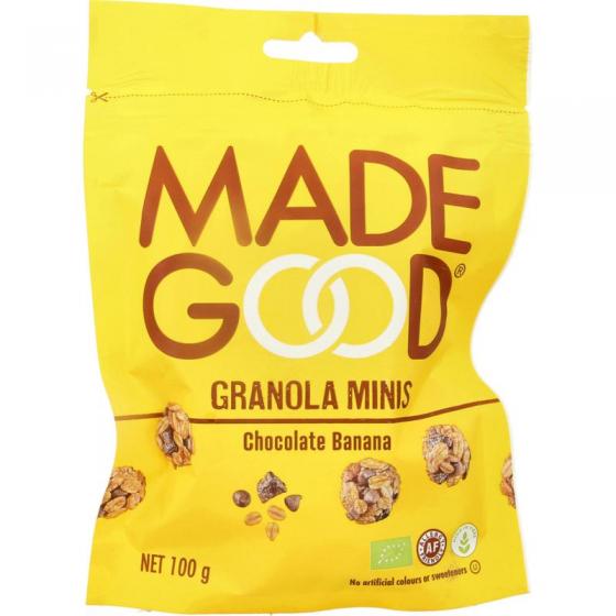 Granola minis chocolate banana bio