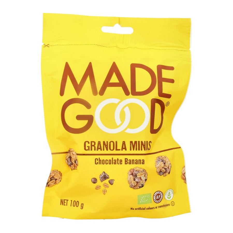 Granola minis chocolate banana bio