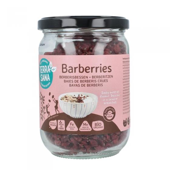 Raw berberis bessen (zuurbes) bio