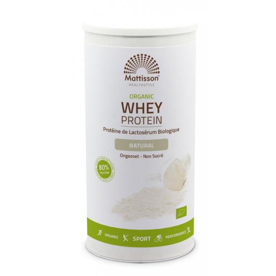 Wei Whey proteine naturel 80% bio