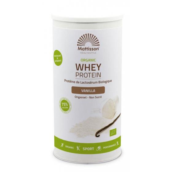 Wei whey proteine vanille 80% bio