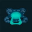 Fopspeen dental 12+ maanden glow in the dark