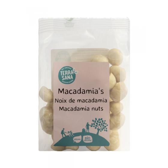 RAW Macadamianoten gepeld bio