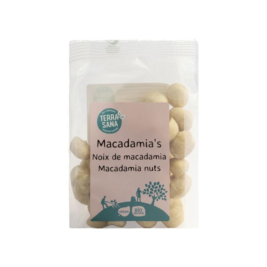RAW Macadamianoten gepeld bio