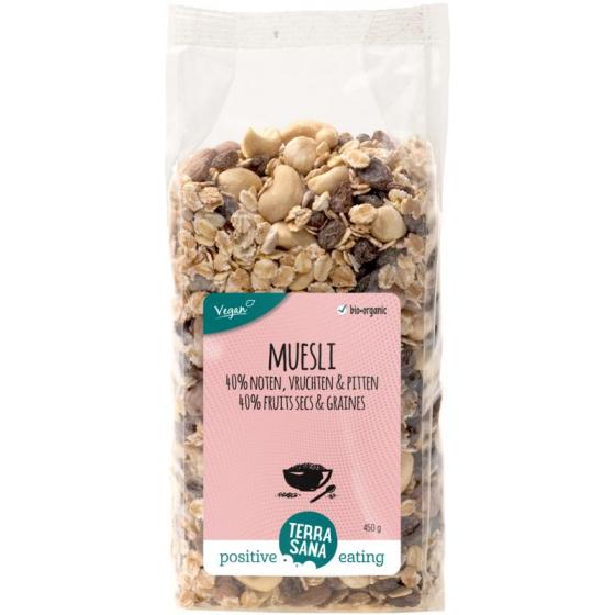 Muesli 40% noten & vruchten & zaden bio