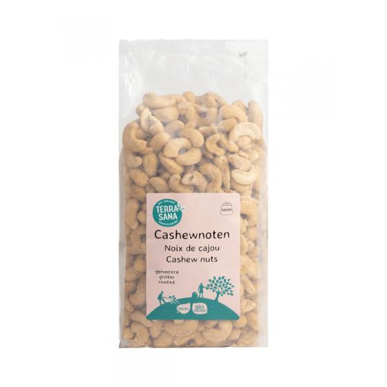 Cashewnoten geroosterd met zout bio