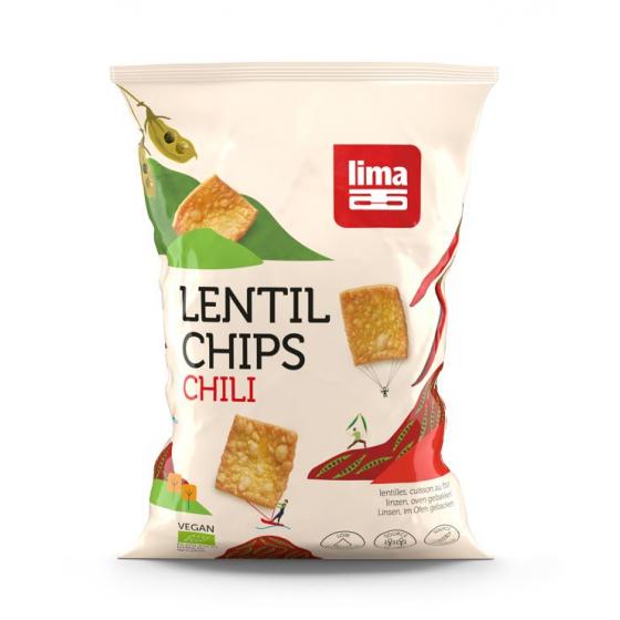 Lentil linzen chips chilli bio