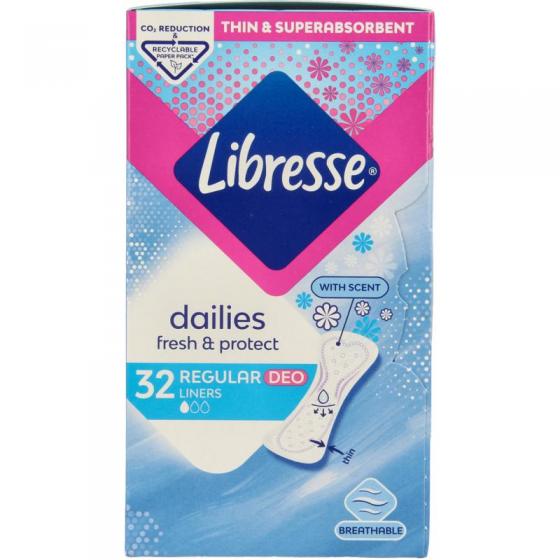 Inlegkruisjes daily fresh normaal deo fresh