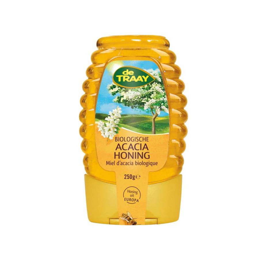 Acaciahoning knijpfles bio