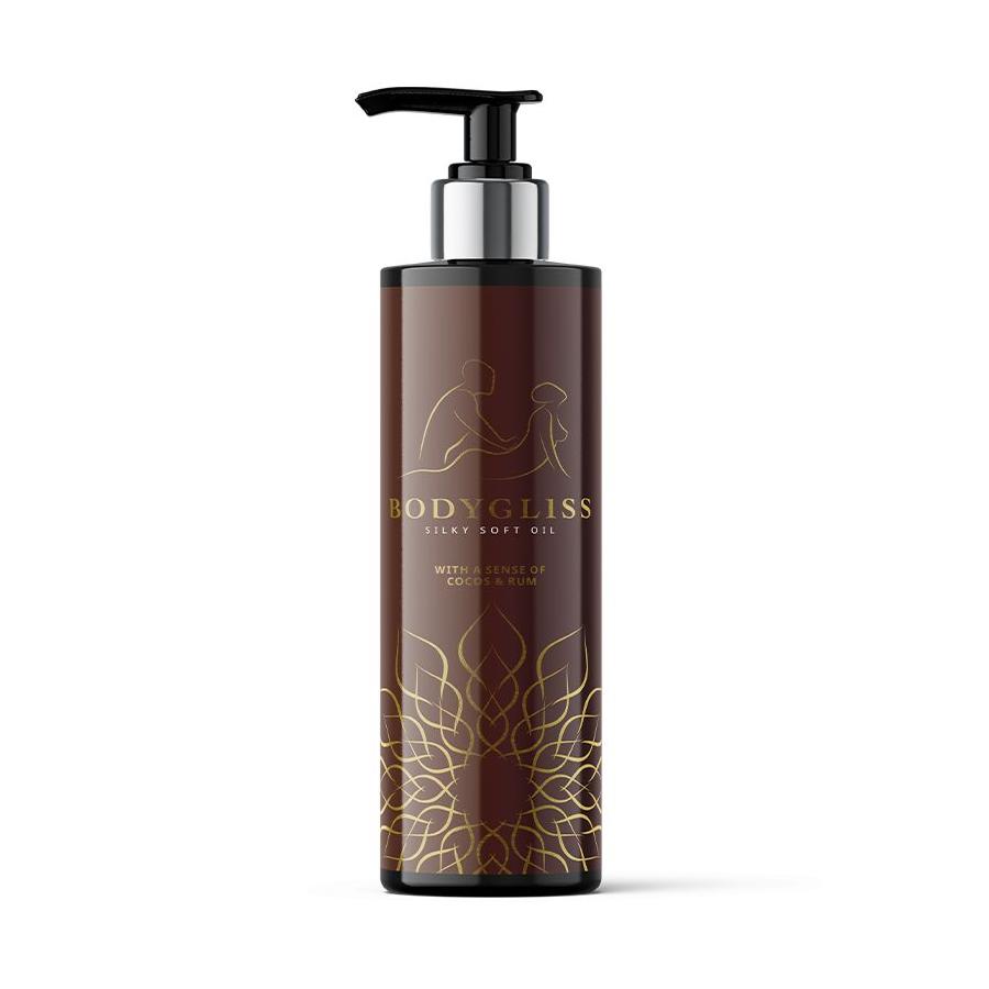 Silky soft massageolie cocos rum