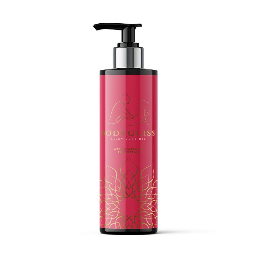 Silky soft massageolie rose petal