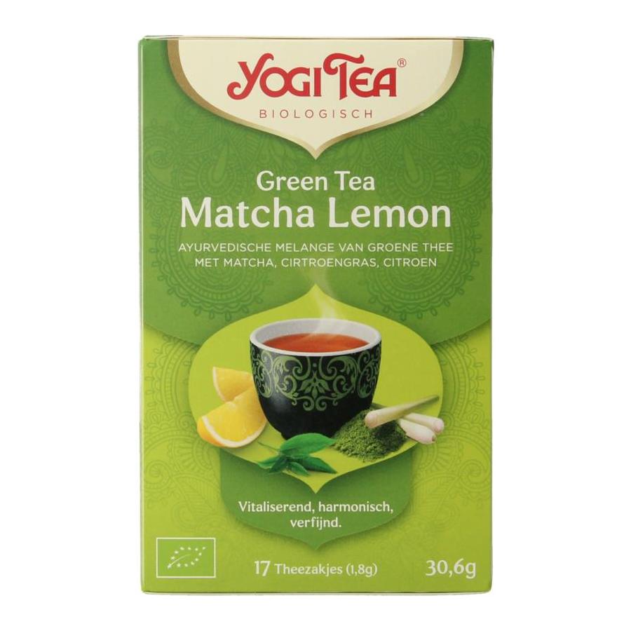 Green tea matcha lemon bio