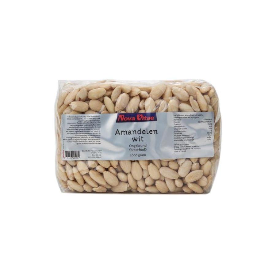 Amandelen wit ongebrand raw