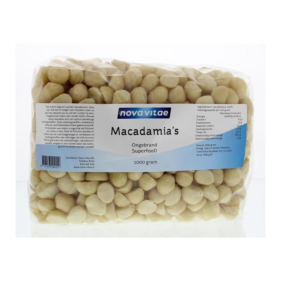 Macadamia ongebrand raw