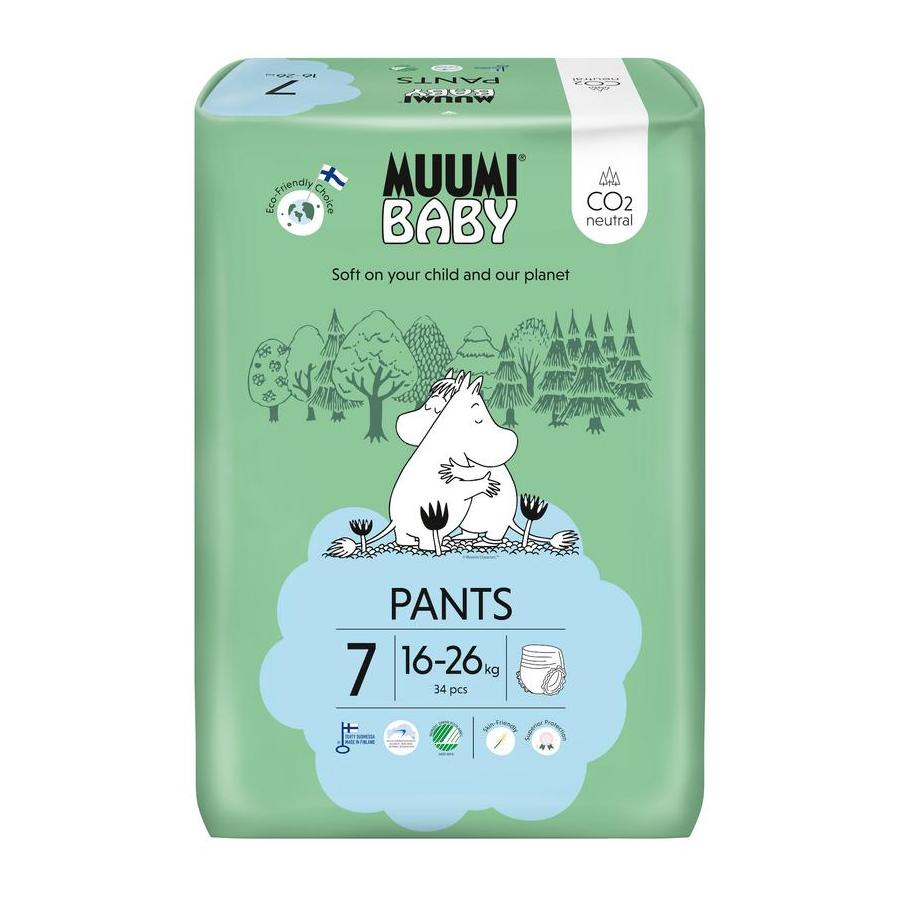 Ecologische luierbroekjes maat 7 XL 16-26kg