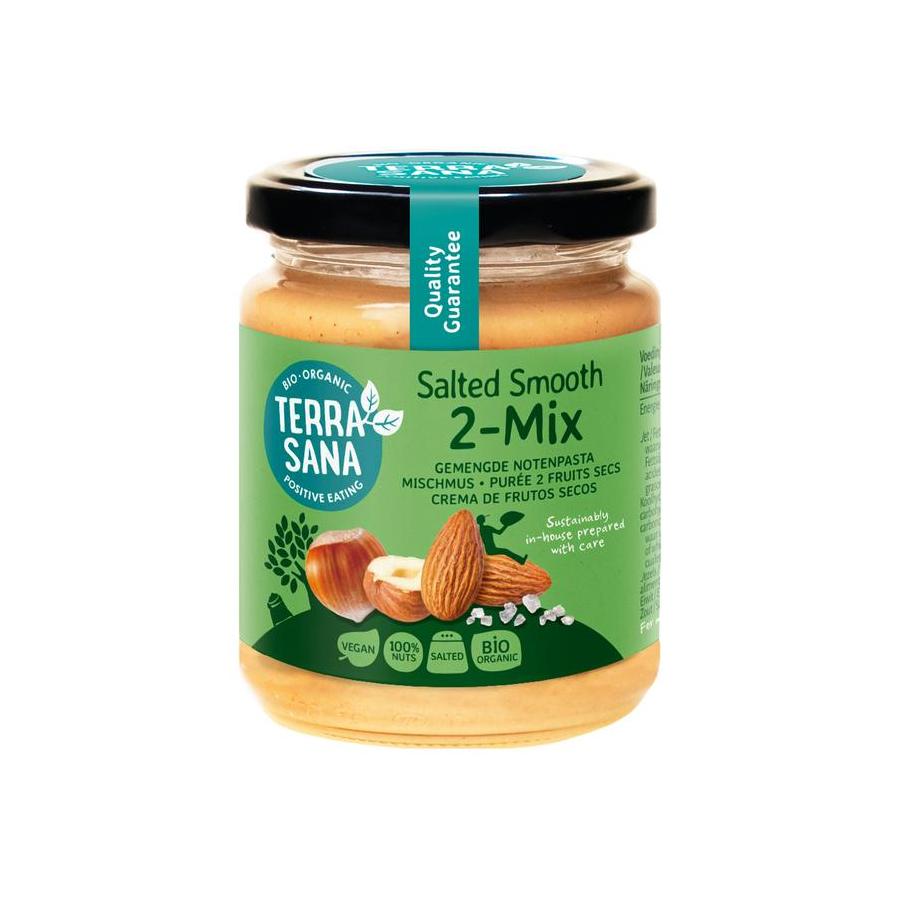2 mix notenpasta hazelnoot amandelpasta bio