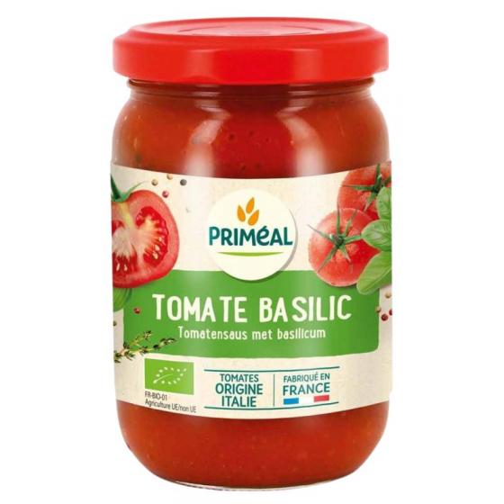 Pastasaus tomaten basilicum bio
