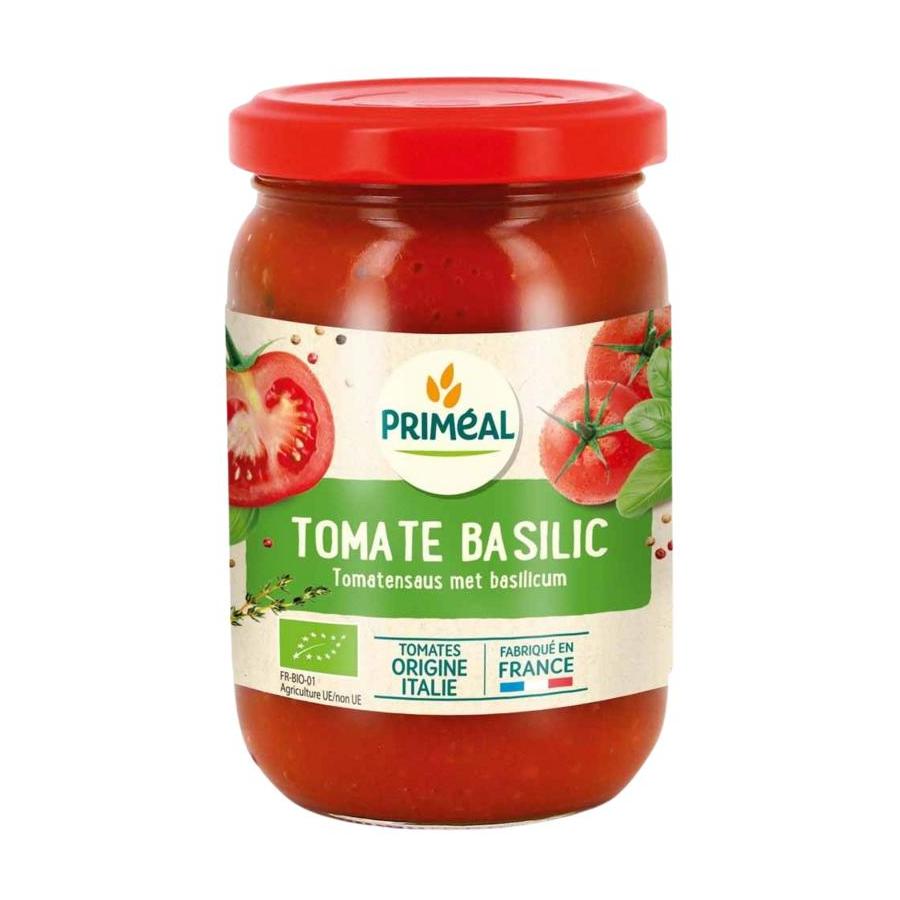Pastasaus tomaten basilicum bio
