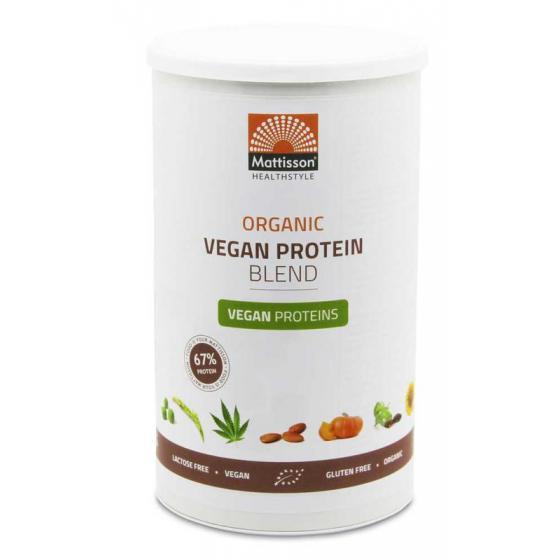 Organic vegan protein blend 67% bio