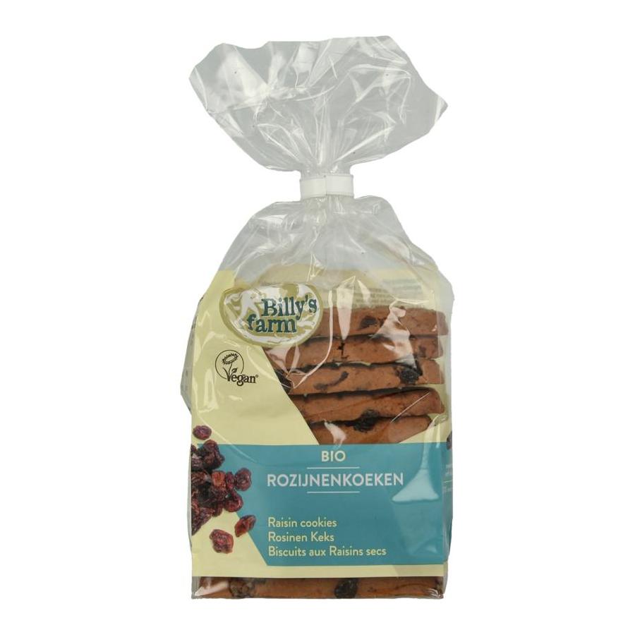 Rozijnenkoeken bio