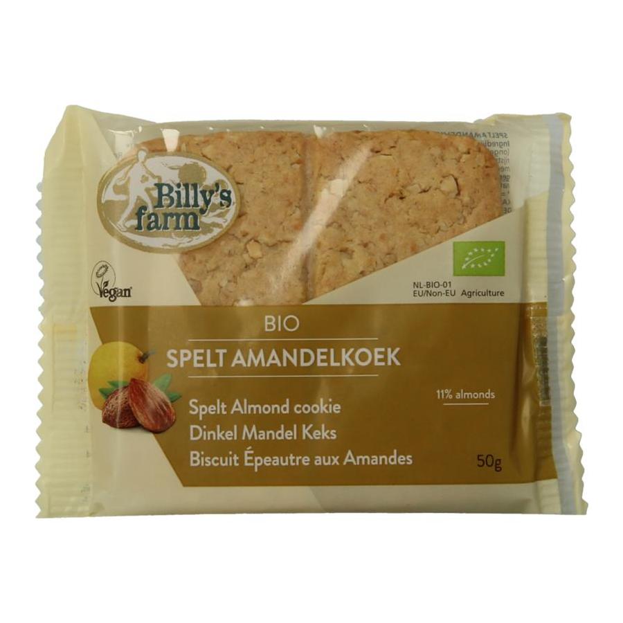 Spelt amandelkoeken bio