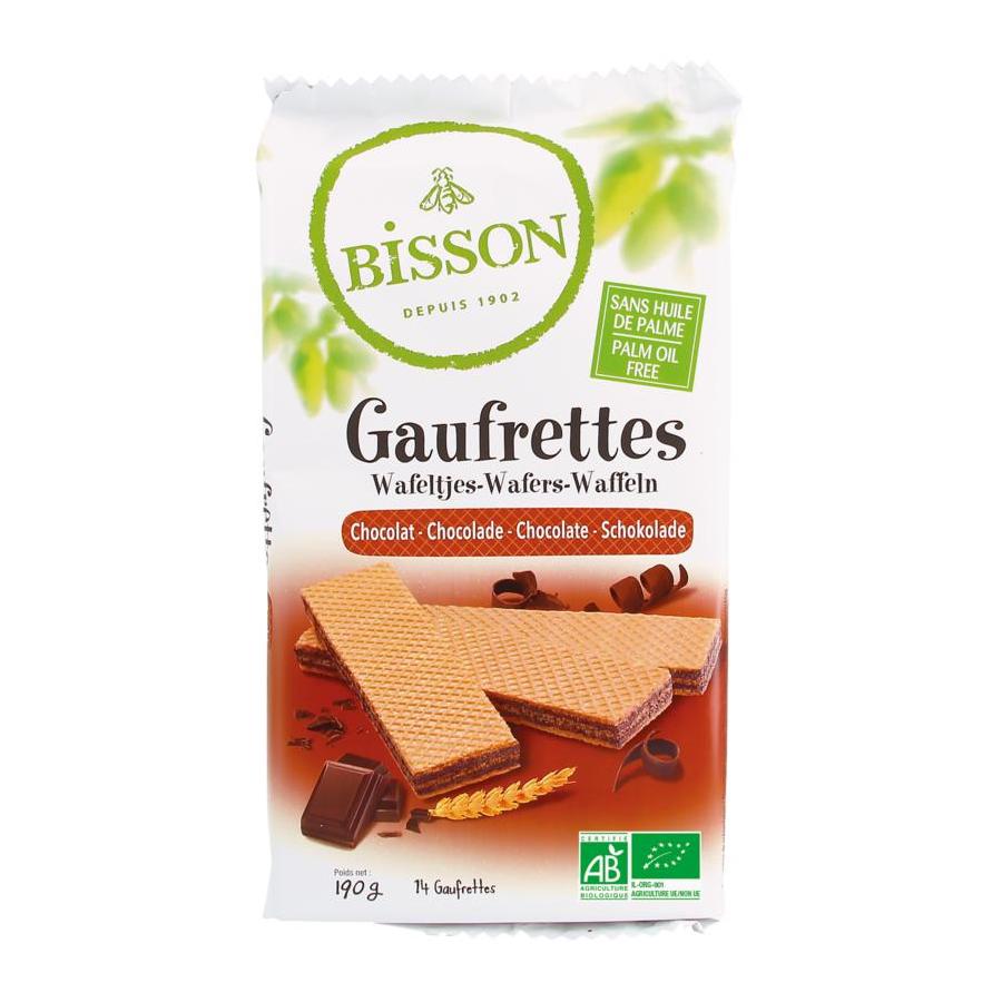 Wafels chocolade bio