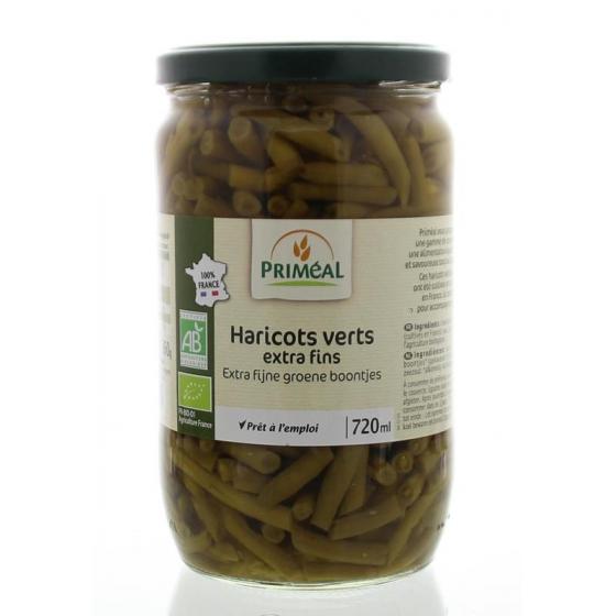 Haricots verts sperziebonen extra fijn bio