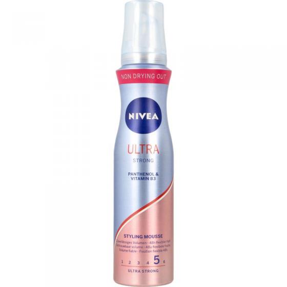 Hair care styling mousse ultra strong