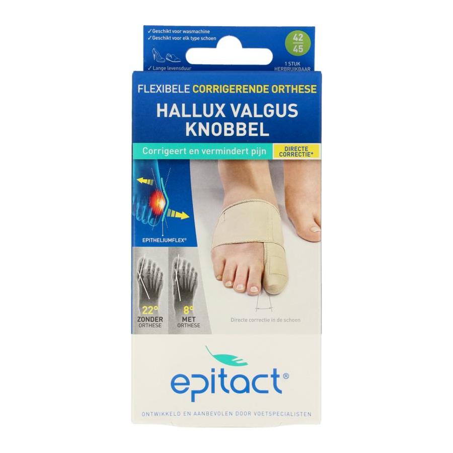 Hallux valgus corrigerende orthese maat 42/45