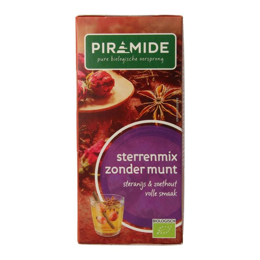 Sterrenmix zonder munt thee eko bio