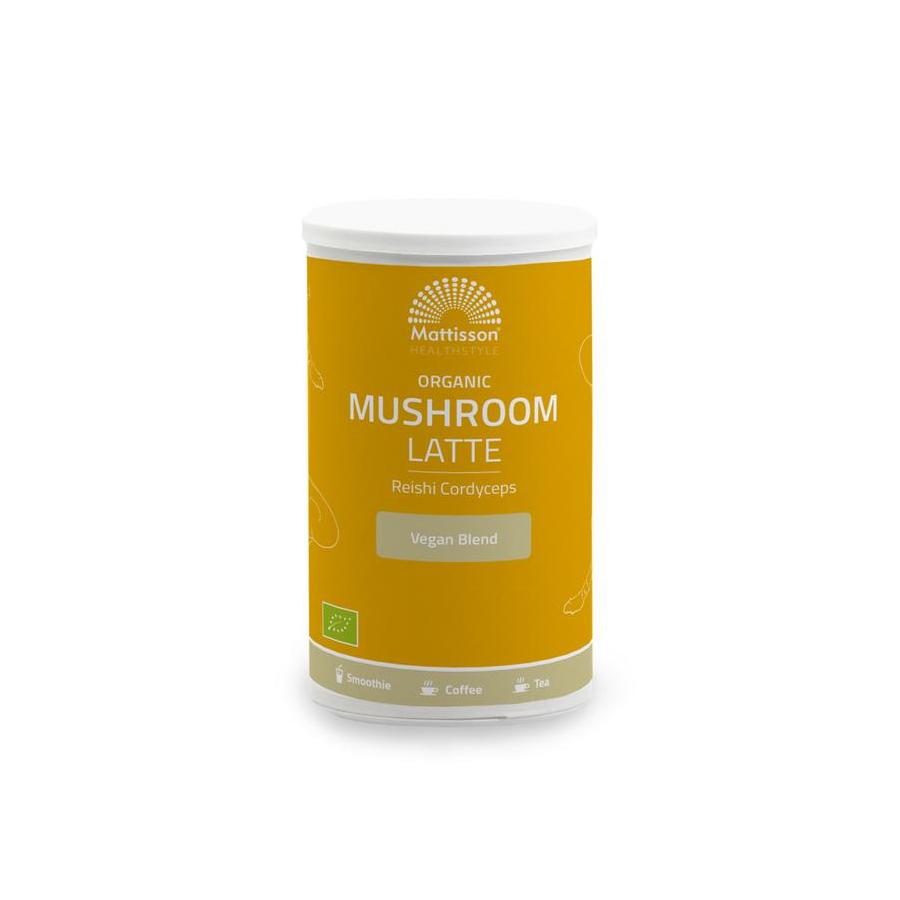 Latte mushroom reishi - cordyceps bio