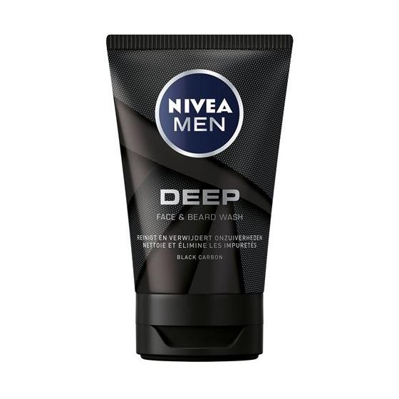 Men deep black face wash