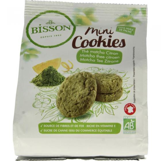 Mini cookies matcha thee citroen bio