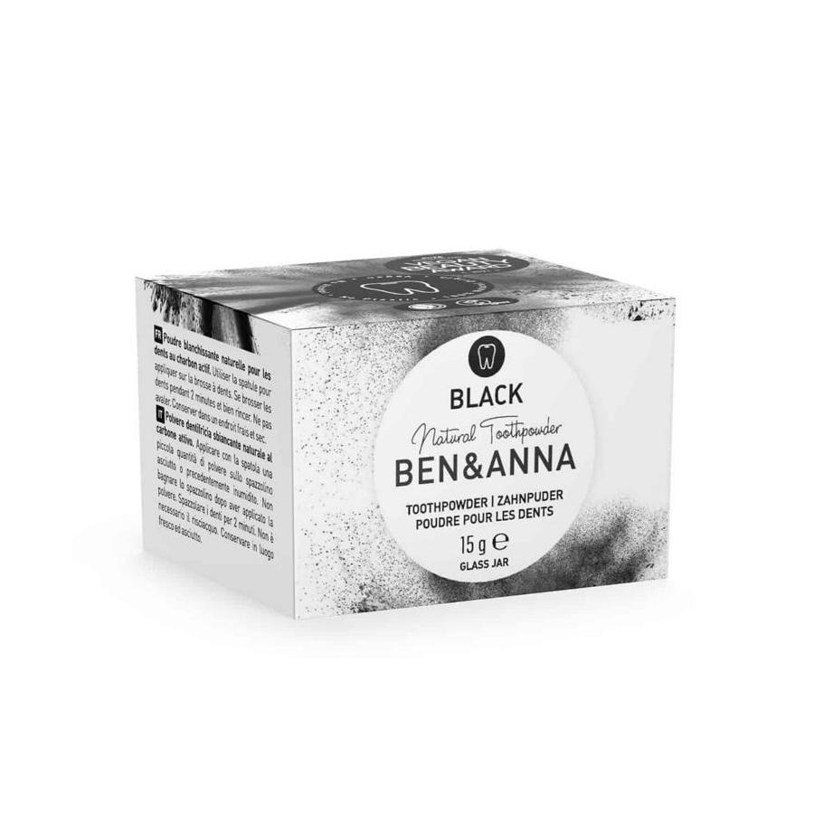 Tandpoeder zwart active charcoal