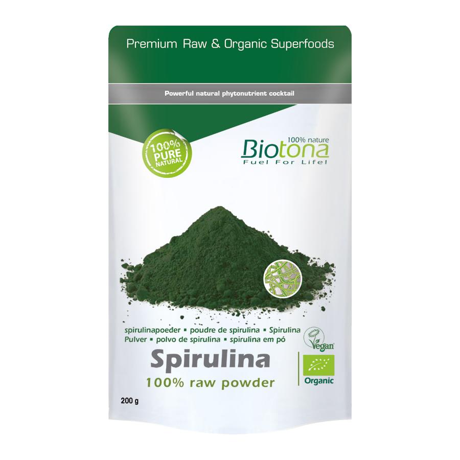 Spirulina raw powder bio